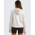 thumbnail image 2 of CRZ YOGA Women’s Cloud Jersey Pullover Hoodie Long Sleeve Lightweight Workout Top with Thumb Holes, 2 of 4