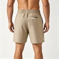 thumbnail image 3 of Homeyce 5" Athletic Running Shorts for Men Elastic Waist Quick Dry Shorts Workout Lightweight Sports Gym Basketball Shorts with Pockets Drawstring Clothes,Brown 2XL, 3 of 4