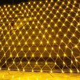 thumbnail image 2 of Guirnalda de luces LED de malla de 1,5 x 1,5 m, 3 x 2 m, 220 V, para ventana, para Navidad, bodas, fiestas y vacaciones, 2 of 5