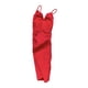 thumbnail image 1 of Minivestido de club para mujer, escala 1/6, traje de cosplay de color sólido con abertura alta Rojo oscuro, 1 of 9