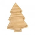 thumbnail image 4 of Wood Serving Tray Kitchen Platter Xmas Decor, Table Centerpiece, for Snack Fruit Appetizer, Rustic Christmas Decorative Plate Tree, 4 of 8