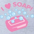 thumbnail image 2 of CafePress - I Love Soap - Cute Infant Baby Football Bodysuit, 2 of 3