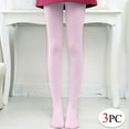 thumbnail image 2 of Ersazi 3Pc Nude Tights Women'S All Age Thin Velvet Dance Socks Base Socks White Pantyhose Pink Xxl, 2 of 6