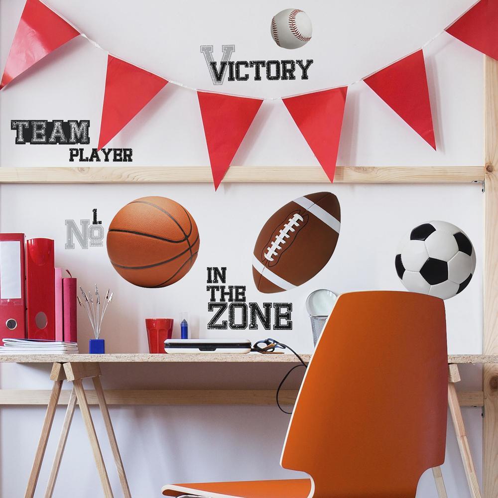 All Star Sports Sayings Wall Decals - image 3 of 5