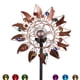 thumbnail image 2 of Hdnicezm Molino De Viento Solar Con Iluminación Led Multicolor Por Bola De Cristal Con Energía Solar Con Esculturas De Viento Cinéticas, Adorno Decorativo Para Césped De Doble Dirección, 2 of 5