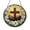 Acrylic 3.5 Inch, variant on Stained Glass Style Cross Suncatcher with Floral Sunset Design, Christian Window Hanging for Spiritual Home Decor