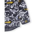 thumbnail image 4 of WIBACKER Little Boys Polar Fleece Jacket Hooded Kids Autumn Winter Long Sleeve Thick Warm Outerwear - Dinosaur, 4 of 5