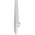 thumbnail image 4 of Ekena Millwork 52"W x 19-7/8"H x 2-3/4"P (Pitch 6/12) Peaked Cap 3 Spoke Architectural Grade PVC Combination Pediment, 4 of 8