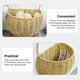 thumbnail image 5 of Wall Hanging Fruit Holder Kitchen Storage Decorative Light Brown Pp Material 1Pack, 5 of 5