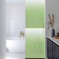 thumbnail image 2 of Vibrant Green Window Privacy Film and White Gradient Decorative Glass Window Film UV Blocking Static Cling Non-Adhesive Sticker Covering for Home Door 23.6 x 78.7 inches, 2 of 8