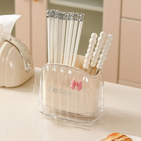 

Clearance Cream Colour Chopsticks Container Drainable Chopsticks Container Kitchen Multi-functional Tableware Chopsticks Container