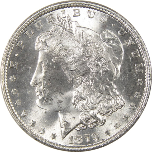 1879 Morgan Dollar BU Choice Uncirculated Silver $1 Coin