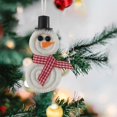 thumbnail image 4 of 10 Uds. Muñeco de nieve decoración de árbol de Navidad decoración colgante de pared ornamento, 4 of 5
