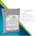 thumbnail image 5 of Nature Fresh Bamboo Charcoal Air Purifying Bag (4-Pack) | Activated Charcoal Odor Absorber | Natural Air Refresher Removes Odor and Moisture | Odor Eliminators for Home Pets Closets Basements RV, 5 of 6