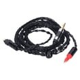thumbnail image 4 of Cable de audio plateado OCC balanceado de 8 núcleos y doble aguja Bling Bling para Sennheiser HD600 HD580 3,5 mm estéreo, 4 of 12