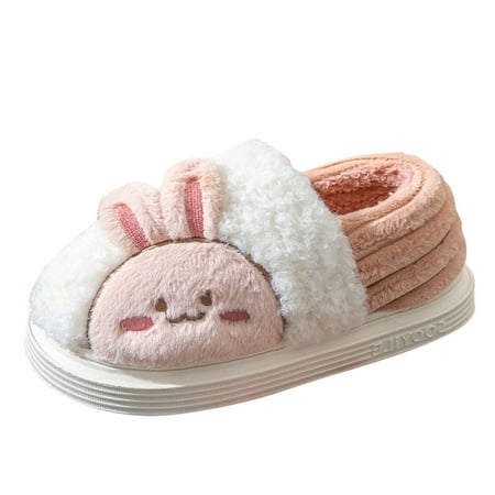 

Luiyenes Women Slippers Autumn And Winter Indoor Fashion Comfortable Cartoon Cute Rabbit Thick Bottom Non Slip