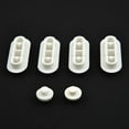 thumbnail image 4 of 2 Sets of Universal Toilet Lid Buffer Toilet Seat Buffers Stop Bumper,White, 4 of 9