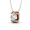 thumbnail image 6 of Cate & Chloe Clara 18k Rose Gold Plated Pendant Necklace with Swarovski Crystal Gift for Women, 6 of 7