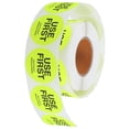 thumbnail image 3 of KAKOWELY inventory organizer label 1 Roll Use First Stickers For Food Service Round Inventory Control Labels Removable Dots Stickers For Restaurant Supplies Yellow, 3 of 4