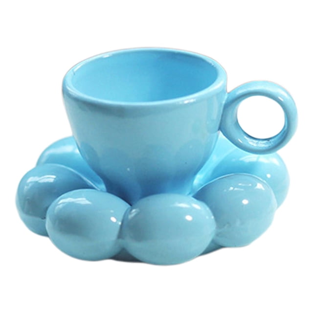 Accesorios de cocina perfecl taza de café miniatura 1:12 azul