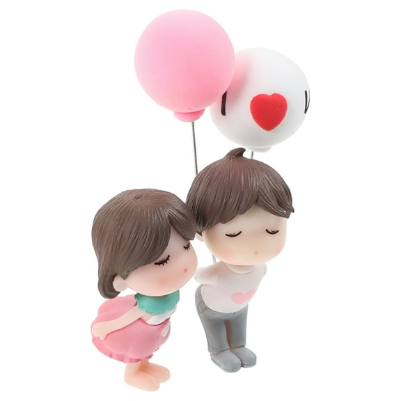 FRCOLOR 1 Set Car Dashboard Decoration Miniature Small Couple Ornament Car Interior Accessory