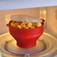 thumbnail image 6 of Foldable Silicone Popcorn Maker, Microwave Popcorn Bowl with Ventilated Lid, Oven-Safe Heat Popcorn Bucket for Snacks Storage, 6 of 6