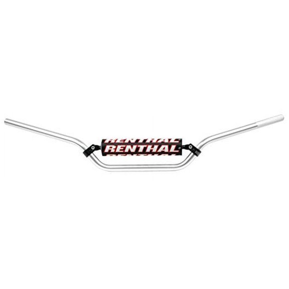 Renthal 837-01-SI-01-185 7/8in. Handlebar - Vintage Mid - Silver