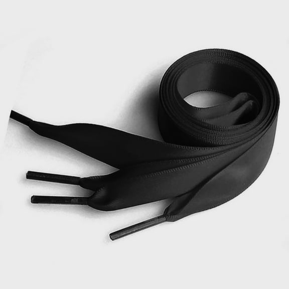 HOMEMAXS Wide Flat Polyester Shoelaces for Sneakers and Casual Shoes Assorted Color 2 Pairs