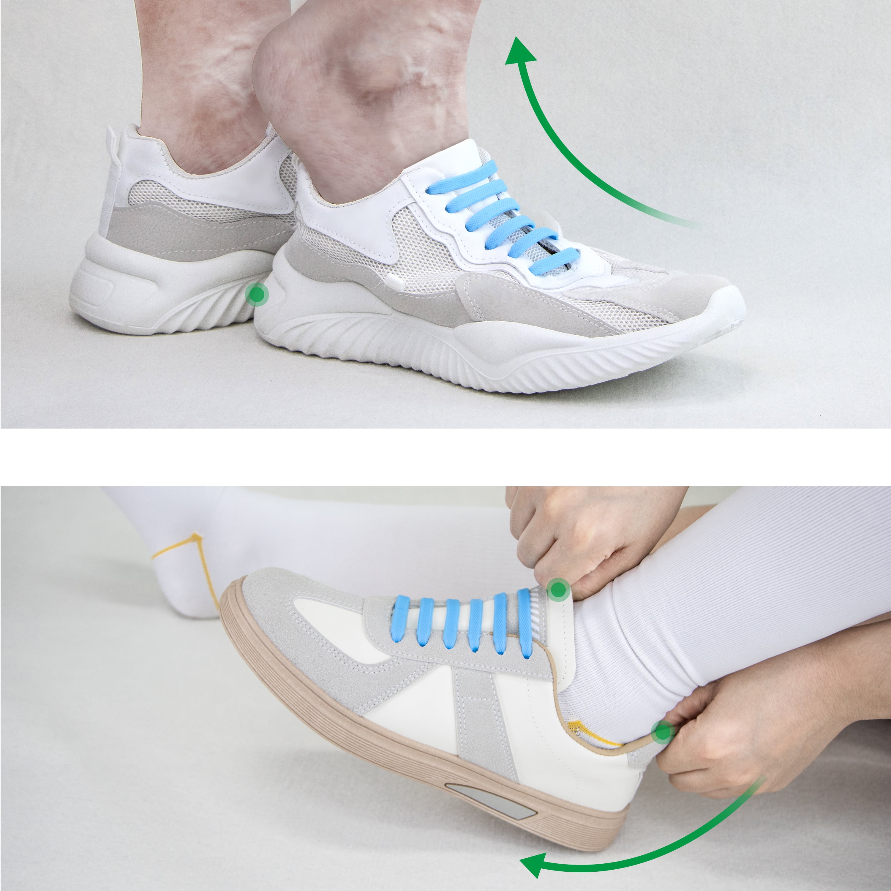 inLace No Tie Shoelaces For Adults and Kids