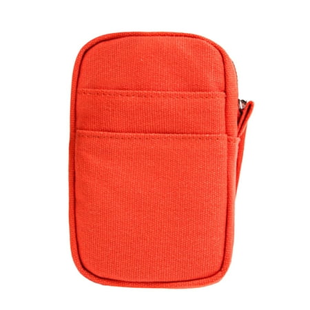 SUSHANG Couple Waist Bag Mobile Phone Bag Canvas Vintage Camera Bag Wallet Mobile Phone Bag Low Waist Leggings for (A  One Size)