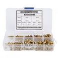 thumbnail image 1 of Accessoires de Quincaillerie, 650 Pcs Illets en Laiton Rivets Illets Rivet Métal Boutonnière Design Surélevé, 1 of 8