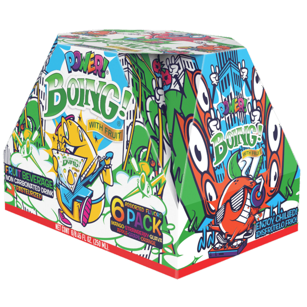 Boing! Juice, Assorted Flavors, 8.45 Fl Oz, 6 Count