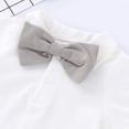 thumbnail image 4 of LWNYDPLSD Wedding Ring Bearer Outfits for Baby Boy Suit Newborn Boy Vest Short Sleeve Bowtie Shirt Suspender Summer Gentleman Shorts Wedding Graduation Dress Party Sets Infant Boy Clothes, 4 of 6