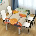 thumbnail image 4 of Yayeee Tablecloths 60" x 120" Rectangle Wrinkle Resistant Party Table Cover, Mid Century Glasses, 4 of 8