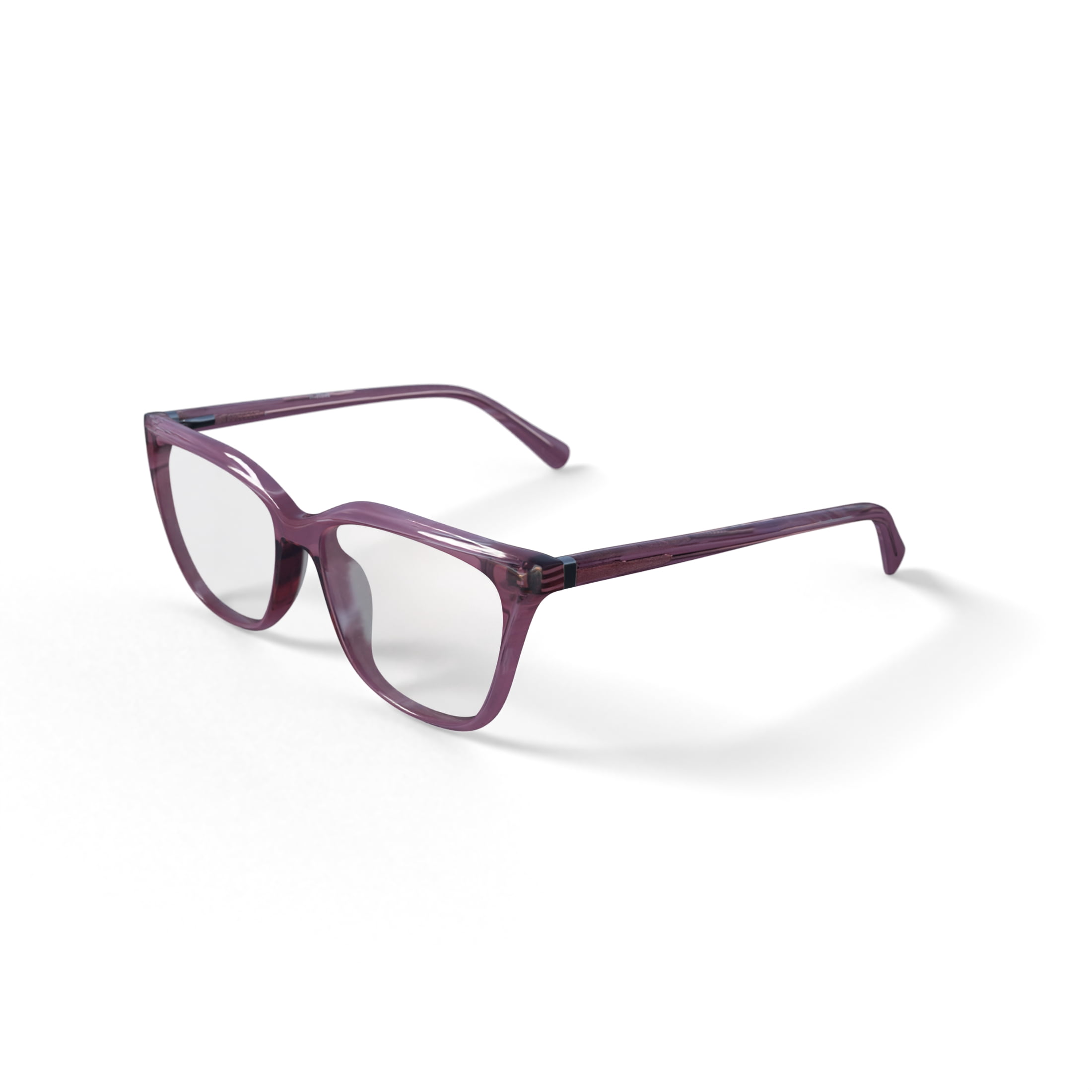Walmart Women's Krysti Square Prescription Eyeglasses with Case, Brown Crystal