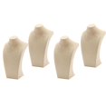 thumbnail image 1 of koolsoo Pack of 4 Jewelry Bust Display Stand Figure shop Countertop Rings Chain Holder, 1 of 9