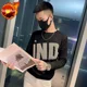 thumbnail image 3 of Camiseta para hombre negra New Rock Top estampado ropa de hombre sudaderas coreanas otoño emo manga larga diseñador moda tendencias 2024, 3 of 5