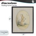 thumbnail image 4 of Stupell Industries Eclectic Baby Bunny in Dandelions Black Floating Frame Canvas Art, 17 x 21, by Arlington Prints, 4 of 8