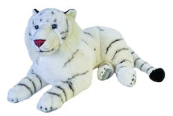 large white tiger stuffed animal