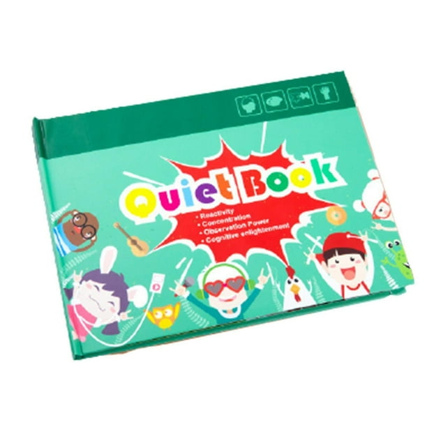 ムーブックスセット　mubooks Montessori Velcro Quiet Book Toy Binder Busy Book Paste Matching