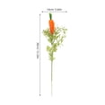 thumbnail image 2 of HAMPPLIES 6Ud De Zanahorias Simuladas En Espuma Para Ambiente Festivo Y De Pascua, 2 of 6