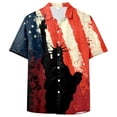 thumbnail image 6 of Yindaity Memorial Day Shirts for Men USA American Flag Men Women Kids Bald Eagle Patriotic T-Shirt(Red,5XL), 6 of 6