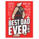 thumbnail image 3 of Grindstore - Camiseta texto Best Dad Ever para chico hombre (Rojo), 3 of 3