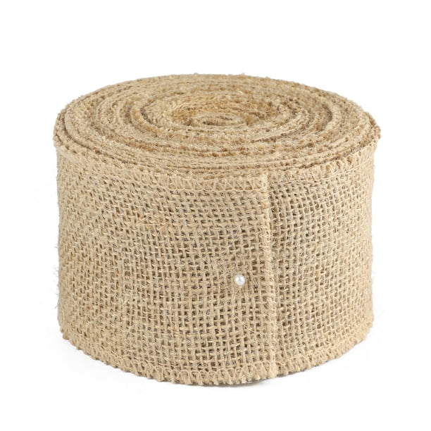Cinta De Arpillera De Yute Natural De 10 M Para Decoración Rústica De Tartas, Flores Y Bodas. - México