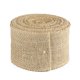 thumbnail image 4 of Cinta de tela de arpillera de 11 yardas, cinta artesanal de tela de yute natural marrón de 3,15" de ancho, cinta artesanal premium para bodas, envoltura de regalos, 4 of 5