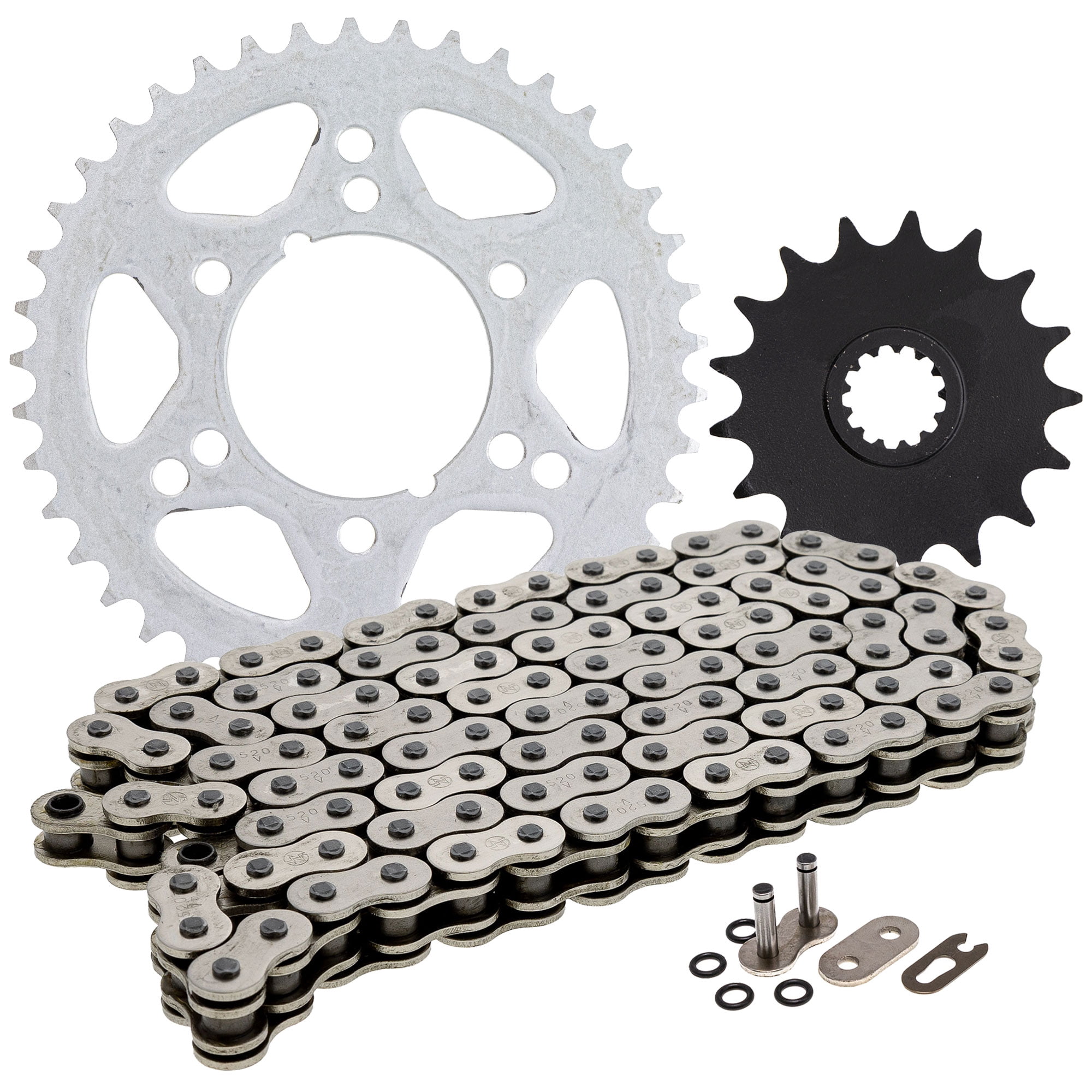 ねっち Niche Sprocket Chain Set for Kawasaki Ninja ZX10R 17/41 Tooth 520