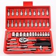 thumbnail image 1 of Socket Set F6 '' Chromemat, 46 Piecesred, 1 of 4