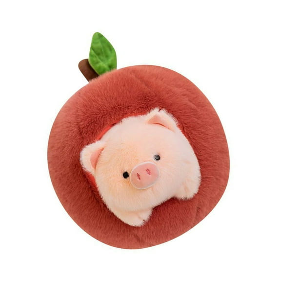 Stuffed Piggy Toy Cartoon Piggy Figure Soft Toy Room Emotion Appease for Toddler Girls Office Ornaments