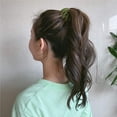 thumbnail image 2 of Minnieouse 2 uds. Bandas para el pelo de nido de pájaro resistentes al desgaste, soporte para cola de caballo extensible portátil, horquillas para el pelo Cuidado del cabello Verde Minnieouse CE008916-02, 2 of 6