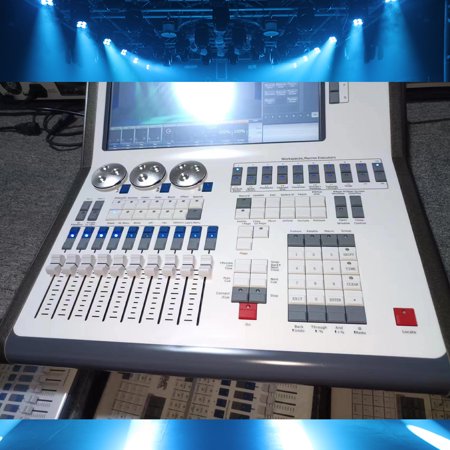 DMX Console 2048 Channel Pearl Quartz Controller with FlyCase Professional Stage for Party Disco Pub Night Club KTV Bars Light Control